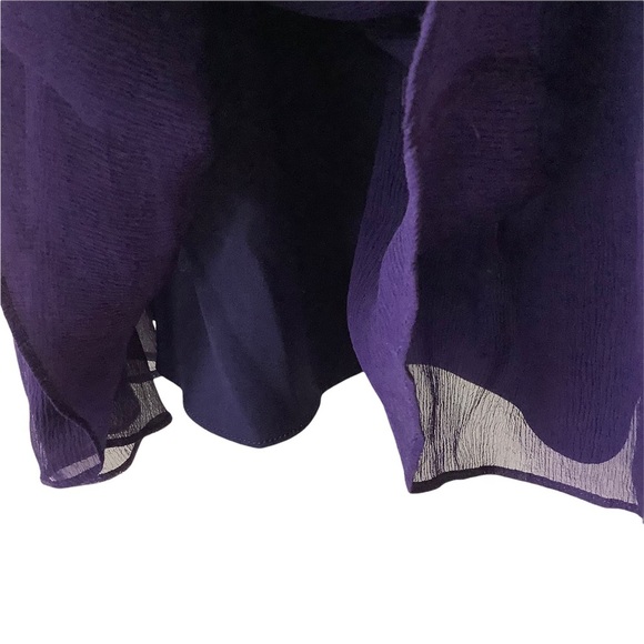 Club Monaco Deep Purple Sleeveless Midi Dress - Picture 5 of 9